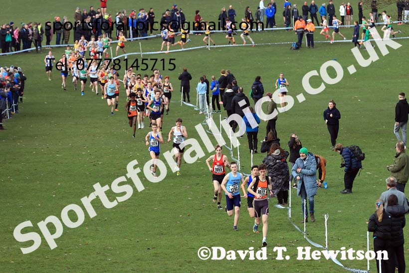 Boys Under-15s, 2024 CAU Inter Counties Cross Country Champs., Wollaton Park, Nottingham. Photo: David T. Hewitson/Sports for All Pics